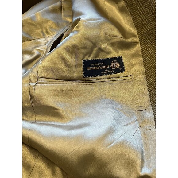 Polo University Club Ralph Lauren Blazer Mens Wool USA Professor‎ Patches Size - Picture 5 of 16